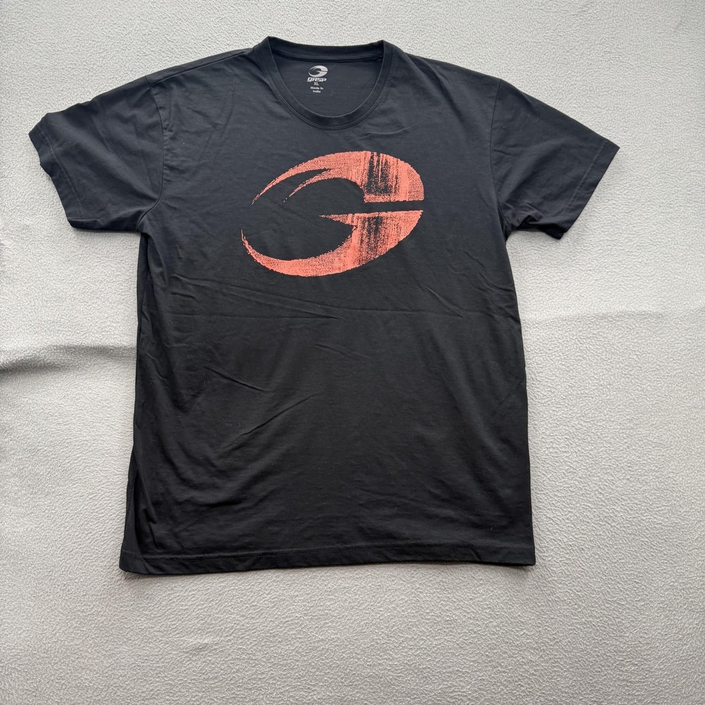 GASP Shirt Mens XL Black Red Logo Graphic Tee Tagless Gym Fitness Workout